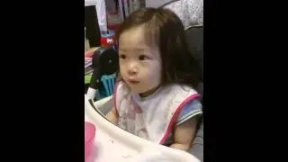 One and a half year old making her point