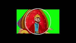 Green screen cartoon animation