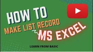 How to make student doctor Record , Excel , Learn From BASIC