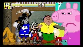 Mugen Team SpongeBob vs Team Pip