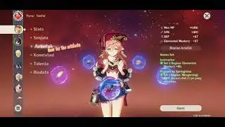 DPS Yanfei solo electro hypotasis with support amber ♡☆no food buff,no dmg taken,no healer,no shield
