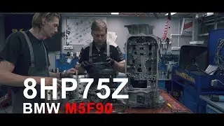 Disassembling the M5F90 automatic transmission before reinforcement // GA8HP75Z