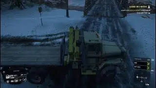 SnowRunner Part 34-2 Alaska bridge repair metal bridge