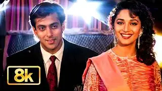 Bahut Pyar Karte Hai Tumko Sanam | 8K Video Song | SPB | Madhuri Dixit | Salman Khan | Saajan