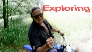 Exploring my neighborhood on PIT BIKES