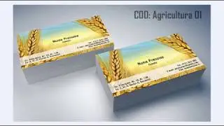 Carti de vizita agricultura business cards template 2017