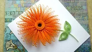 Quilling Flowers Tutorial: Quilling flowers wiht  a comb tutorial. Quilling art.