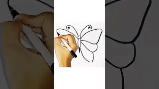yuk menggambar kupu-kupu cantik yang mudah diikuti💪🤗