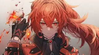 Реакция ГП на Рона как Дилюк/Kitsune