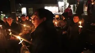 Candle Light Vigil for Peekskill Police Officer Greg Jones 11-29-22