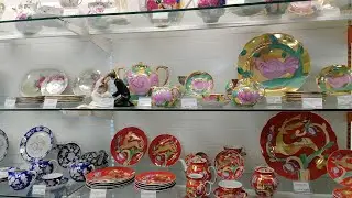 Likino-Dulyovo. At the porcelain factory store and my responses to comments...