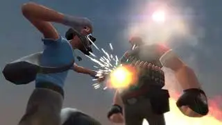 Скаут из Team Fortress 2 поет Standing Here I Realize