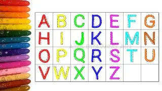 ABC, Learn Alphabet, Learn ABCD and Learn Colors. Shapes for kids and Toddlers. ABC English for Kids
