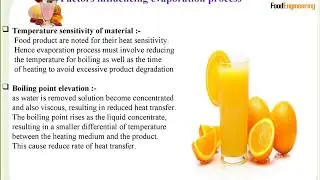 What is Evaporation in Food Preservation part -I