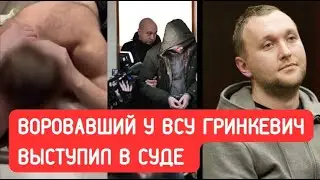 Коррупционный скандал: задержанный Роман Гринкевич выступил в суде