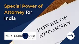 Special Power of Attorney for India
