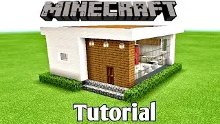 Minecraft : How to build Modern mini house| Minecraft Pe| How to build minecraft house Tutorial #2