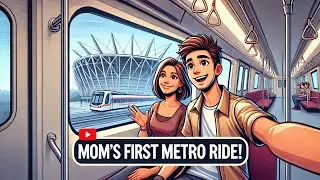 METRO WITH MOM | #ahmedabadmetro