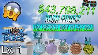 ROBLOX | Blox Fruits How to get Beli fast!
