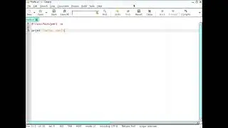 [Perl] How to write/run Perl programs using Geany IDE | Perl programming crash course 