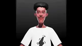 Character hairs & facial Rigging | Part 02 #blender3d