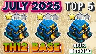 TOP-05 TH12 PRO WAR, TROPHY AND CWL BASE WITH COPY LINKS || TH12 ANTI-EVERYTHING || TH12 BASE 2025