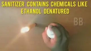 EXPERIMENT WITH PERFUME, SANITIZER VS FIRE|| BRILLIANT BRAINS|| EXPERIMENT||