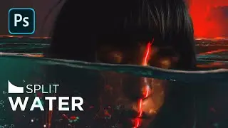 How to Create a Dynamic Split Water Effect in Photoshop