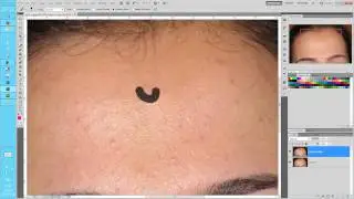 Adobe Photoshop CS5 - Spot healing brush tool(J)