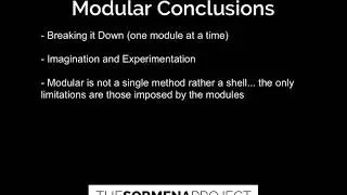 Modular Synthesis Wrap Up (Presentation)