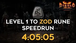LEVEL 1 TO ZOD SPEEDRUN WORLD RECORD | 