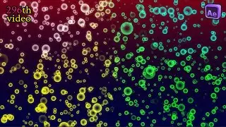 After Effects Tutorial_ colored bubbles motion graphics in after effects. no plugin.