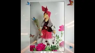 Doll 40 cm Baba Yaga Amulet Doll Handmade work