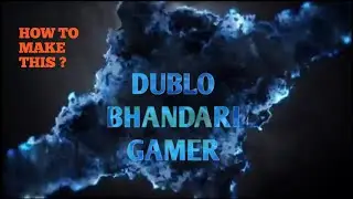 How to create this video intro। Kasari video ko intro banune।  