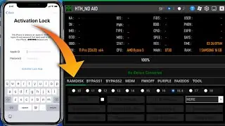 New Latest Tool Windows | iOS 12 To 18 ON iCloud Hello/Passcode Bypass HTH ND All in One Tool 2025