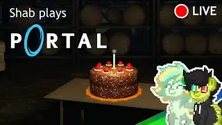 [LIVE] FREE CAKE?!?!?! | Portal FULL PLAYTHROUGH + Still Alive levels (ft. ItzSpecky)