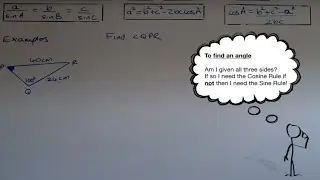 Trigonometry - Which Formula to Use