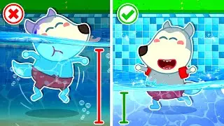 🔴 LIVE: Please Play Safe in The Swimming Pool ⛔ Wolfoo Learns Safety Rules In the Pool 💦