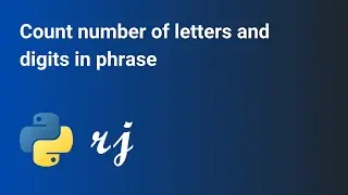 Count number of letters and digits in phrase