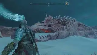 Kratos hanging out with a Jellyfish (Hafgufa)