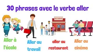 Apprendre 30 phrases avec le verbe aller.