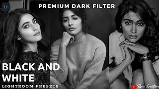 Lightroom presets Black and white | Free dng download | adobelightroom #freepreset #lightroompreset
