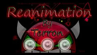 Я СДЕЛАЛ ЭТО Reanimation geometry dash мой первый медиум демон! и да с одной монеткой!