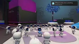 ASTRO's PLAYROOM Sent 10 Bots Flying With A Single Spin Attack For Platinum Trophy