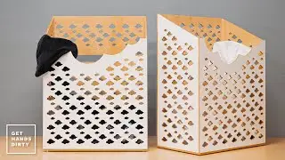 How to Make Laundry Baskets Out of Thin Plywood // Tiny Apartment Build Ep.10
