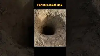 Pani bum Testing inside hole #shorts #diwali #fun diwali ke patakhe #satisfying