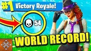 MOST KILLS IN A FORTNITE GAME [54]* WORLD RECORD*