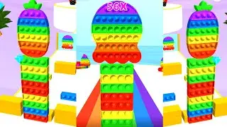 🌈FIDGET RUSH 🌈👸 Satisfying Video Gameplay Walkthrough Android IOS All Levels Update