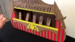 Blackbeard's Shootin' Gallarrrrrry Cardboard Carnival Game