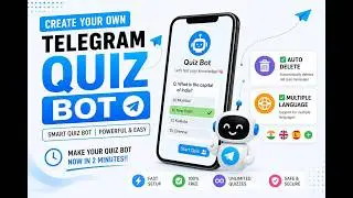 Build Your Own Telegram Quiz Bot from Scratch in 2 minutes 🤖 | Full Tutorial